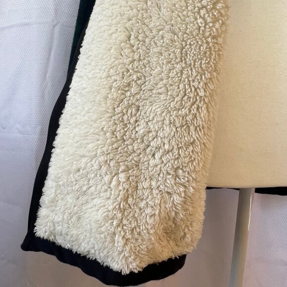 L.L.Bean Scotch Plaid Flannel Shirt Sherpa-Lined Zip Hoodie - Picture 10 of 14